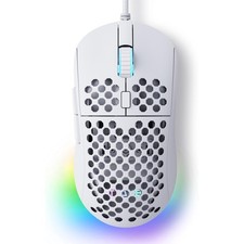 TMKB Falcon M1SE Ultralight Honeycomb Gaming Mouse, Wired, White picture