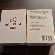 2-InfinitiKloud 64GB One Click Backup and Storage Device USB 3.0-Sealed picture