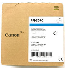 Canon PFI-307C Cyan Ink Cartridge 9812B001 - New Factory Sealed ❤️️✅❤️️✅❤️ picture