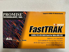 PROMISE TECHNOLOGY TX2000 FASTTRACK PCI ATA RAID CARD FOR ULTRA ATA/133 NEW picture