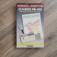 VINTAGE CASIO PB-100 mini Personal Pocket Computer Basic Language Made In Japan picture