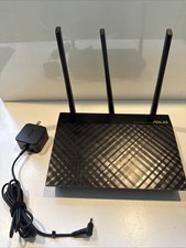 ASUS RT-AC66U B1 AC1750 1750 Mbps 4 Port Gigabit WiFi AC Router Wireless Power picture
