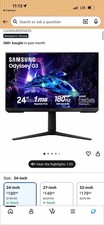 Samsung Odyssey G3 24in 180Hz 1ms LCD FHD Adaptive-Sync HDMI/DP picture
