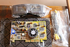 ASUS AGP-V7700 NVIDIA GeForce2 GTS 64MB Video Card w/ VR Glasses & Cables picture