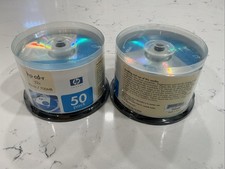 Lot of (2) 50 CDs HP Hewlett Packard CD-R 52x 700MB 80Min NEW & SEALED picture