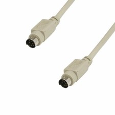 KNTK 6ft Mini DIN 8 to MDIN8 Cable Male to Male for Mac Data Straight Wires picture