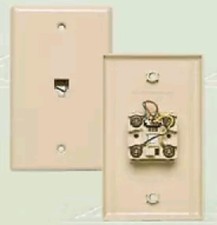 SET LOT 2 NEW Allen Tel Products AT216-6 FLUSH TELECOM JACK 6 WIRE  USA picture