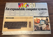 Commodore VIC-20 Computer Power Tested W/ Box, Power Supply, Cover & Manual picture