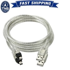 2 Pack Sony DCR-TRV75E Firewire to USB Cable 1m IEEE 1394 iLink Cable picture