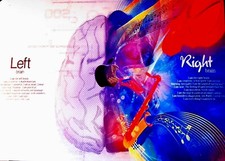 MacBook Laptop Case With Left/right Side of the Brain Colorful Plastic picture