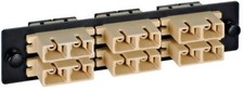 ICC LGX Adapter Panel, 6 Duplex SC, 12F, Beige, MM picture