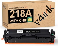 218A Toner Cartridge 1-Pack HP Chip v4ink Color Pro3301sdw 3201 Upgraded BN picture