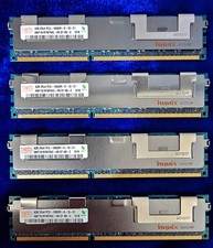 Lot of 4 Hynix HMT151R7BFR4C-H9 4Gb 2Rx4 PC3-10600R Server Computer RAM Shielded picture