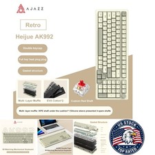 Ajazz AK992 Wired Mechanical Keyboard 98-Key Full Layout Hot-Swap - Blue Backlit picture