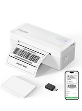 Knaon Thermal Shipping Label Printer, 4x6 Bluetooth for iPhone Android PC -White picture