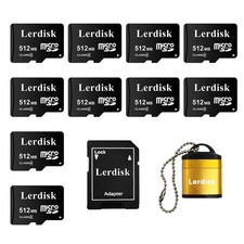 Factory Wholesale Micro SD Card 512MB (0.5GB) Pack of 10 in Bulk Low Capacity... picture