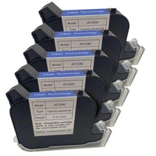 5pc/set A Level JS12M Compatible Fast Dry Eco-Sol 12.7mm Online Handheld Printer picture