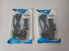LOT OF 2  BENFEI CABLE X002BESJ4X, B-USA-272 BLACK picture