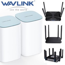 WAVLINK WiFi 6/7 Mesh Router 2 PACK Whole Home Repeater Touchlink VPN OFDMA WPA3 picture