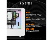 Thermaltake LCGS Quartz i1460 Gaming Desktop (Intel Core i5-14400F, ToughRam picture
