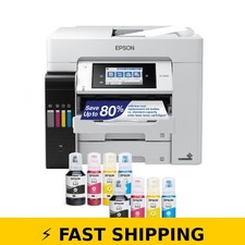 Epson EcoTank Pro ET-5850 All-in-One Printer - White picture