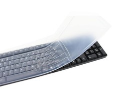 Clear Silicone Keyboard Cover Skin 104 107 Key Desktop PC Computer Keyboard picture
