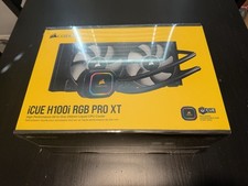 Corsair iCUE H100i RGB PRO XT 240mm Liquid CPU Cooler, 120mm Fans RGB picture