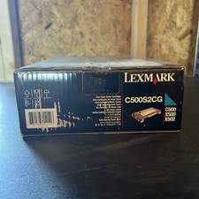 Lexmark C500S2CG Standard Yield Cyan Toner Cartridge GENUINE picture