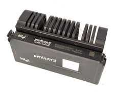 TESTED GOOD VINTAGE INTEL PENTIUM II 266MHZ SLOT 1 CPU WITH HEATSINK RM4-BIN37 picture