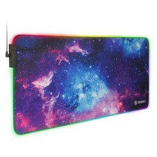 ENHANCE Extra Large LED Gaming Mouse Pad - Soft XXL Desk Mat with 7 RGB Colors picture
