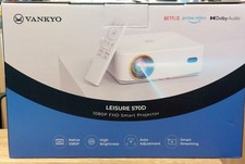 Vankyo Leisure 570D Projector, Full HD 1080P, Built-In Streaming Apps, Dolby picture
