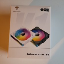 Jungle Leopard Interstellar V1 120mm ARGB PC Fan Black PWM RGB Sync 3pc picture