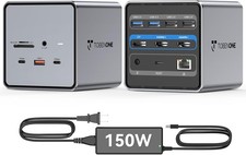 TobenONE USB C Docking Station Dual/Triple Monitors with 150W Power Adapter picture