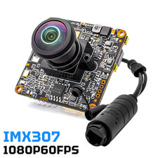 Full HD 1080P IMX307 CMOS 2MP 60FPS POE IP Camera Module With No Distortion Lens picture