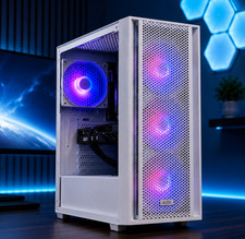 Custom White Gaming Desktop PC intel i7 3.40 Quad 32GB 2TB SSD Nvidia RTX 4060 picture