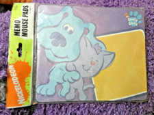 60 SHEETS MEMO MOUSE PAD NICKELODEON BLUES CLUES BRAND NEW picture