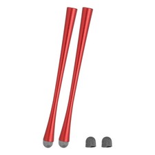 2 Pcs Red Slim Waist Stylus Pens Universal Capacitive Stylus for Touch Screens picture