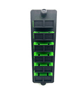 Panduit FAP6WAGDSCZ Compatible 12 Port SC SM APC Duplex Adapter plate picture