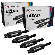 LD 4PK Compatible HP 143A W1143AD Black Toner Reload Cartridges for 1001nw 1202w picture