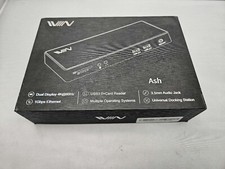 IVIIN Ash Black 4K Dual Display USB 3.0 Universal Docking Station D6902 Open Box picture