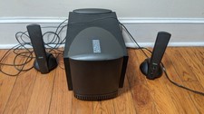 Altec Lansing ATP3 2.1 Wired Computer Speaker System 3.5mm AC Powered Black picture