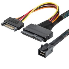 Mini SAS HD SFF-8088 to 4-Port SAS 8482 2-in-1 Server Cable, 50/100cm picture