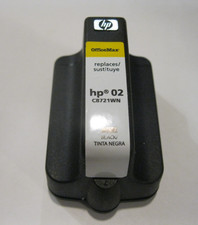 C8721WN HP 02 Black Ink Cartridge for HP Photosmart 8250 Office Max Refill picture