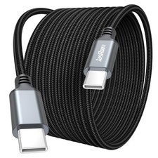 JasRoum 15 ft USB C Cable Fast Charging 100W, Extra Long USBC Charger 15 Feet picture