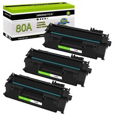 GREENCYCLE 3PK CF280A Toner Cartridge For HP 80a LaserJet Pro 400 M401n M425dn picture