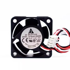 DELTA EFB0412HHD DC12V 0.15A 40*40*20MM 3-Pin Silent Cooling Fan picture