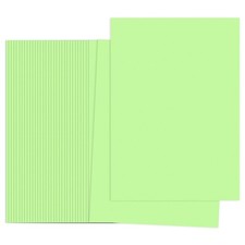 Light Green Color Copy Paper, 100 Sheets 8.3x5.9