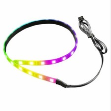 RGB LED Light Strip 40cm Magnetic Multicolor 5V 3PIN ARGB LED for PC Computer picture