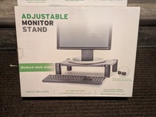 Mind Reader Adjustable Monitor Stand Riser for Computer, Laptop, iPad New In Box picture