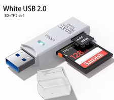 2 in 1 USB 2.0 Card Reader TF Micro SD Memory Card Adapter High Speed for PC Lap picture